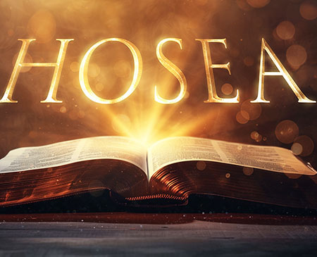 Bible open to Hosea