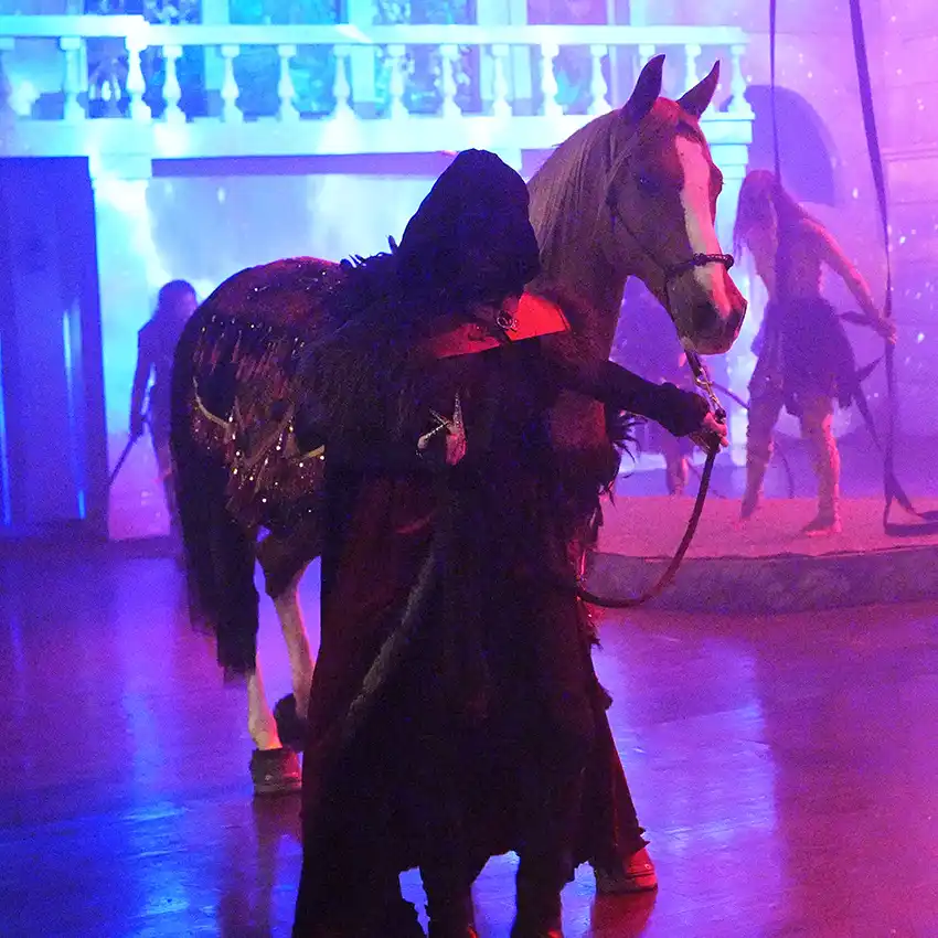 Arabian horse as the horse of destruction