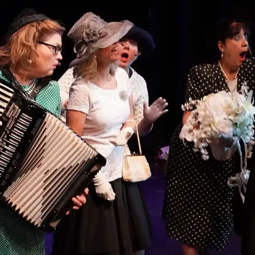 lady with accordion
